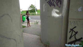 Public Agent - Óriás csöcsű csoki kiscsaj baszik