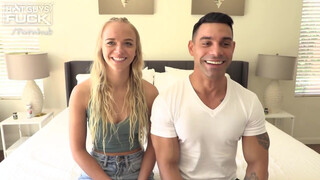 Világos Szőke hölgyemény és az izmos krapek - Hot Guys Fuck