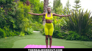 TeamSkeet - fitness fekete bige dugni akar