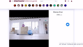Private com - Stacy Cruz a személyi edzővel közösül