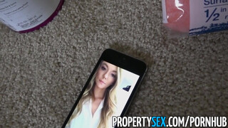 PropertySex - a bige gyorsan rábukott a faszomra