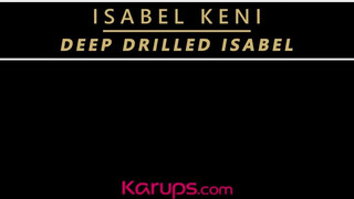 Isabel Keni megbaszva méretes dákóval - Karups