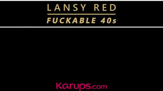 Lansy Red a fullos 40 éves milf