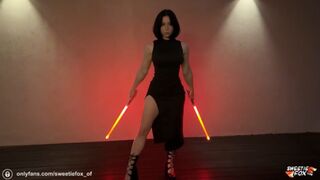 Sith hölgyemény magassarkúban titokban megdugja a jediket naboon