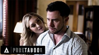 Nimfomán Világos Szőke Csábít El Törékeny Tanácsadót Sötét Múlttal a Pure Taboo Legújabb Videójában